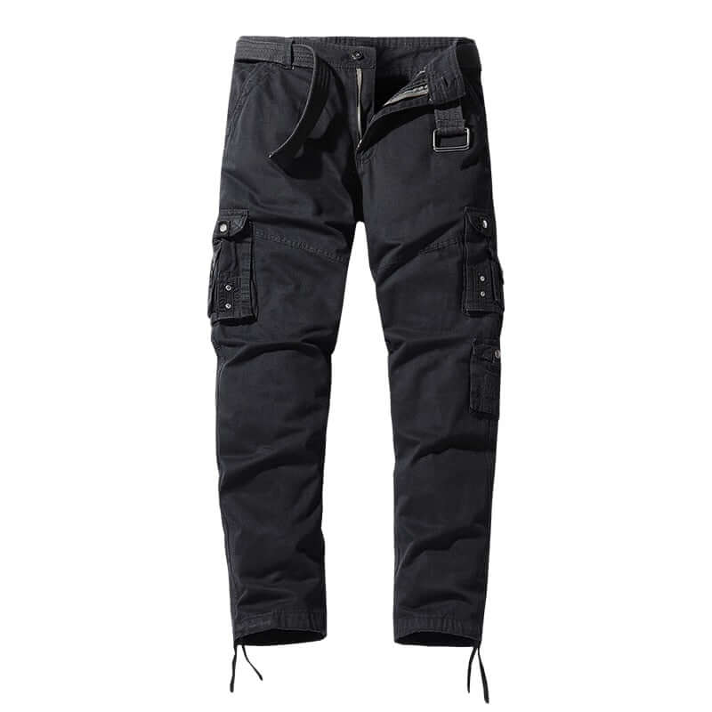 Men's Relaxed-Fit Cargo Trousers with Multiple Pockets