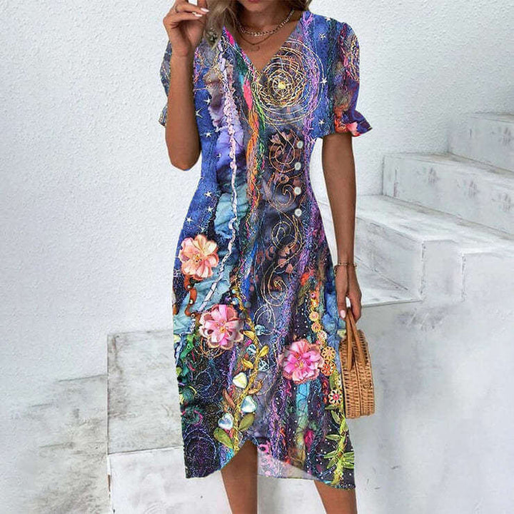 Women's Summer Knee-Length Relaxed Dress
