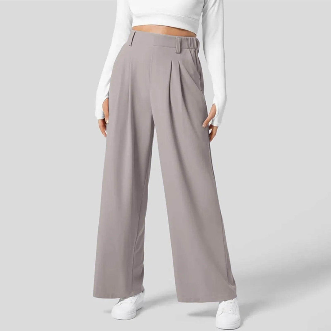 Women's Elasticated Long Trousers: Comfort & Style