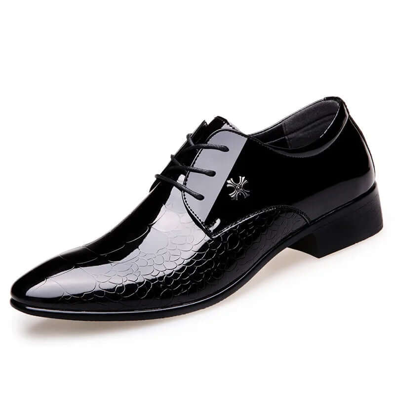 Men's Classic Oxford Leather Shoes - Formal Business Style