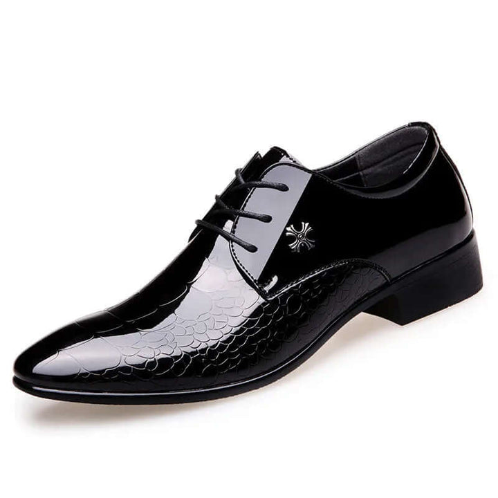 Men's Classic Oxford Leather Shoes - Formal Business Style