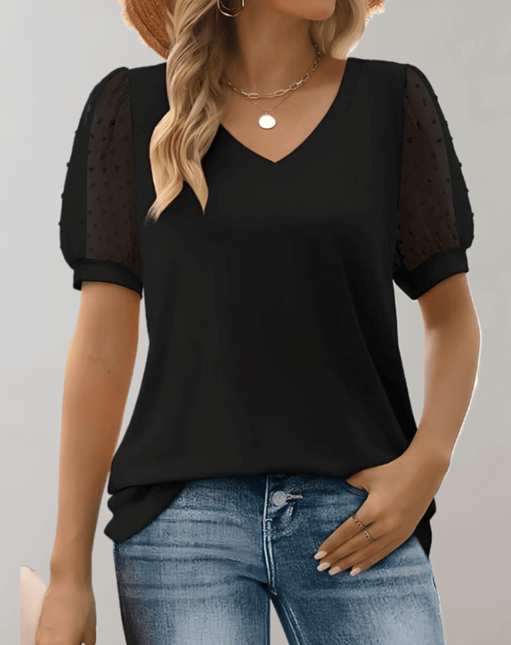 Women's Puff Sleeve Top: Casual & Stylish