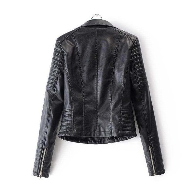 Women's Asymmetrical Zip Biker Jacket