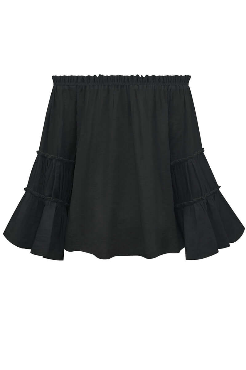 Women's Off-Shoulder Folded Top: Elegant &amp; Versatile