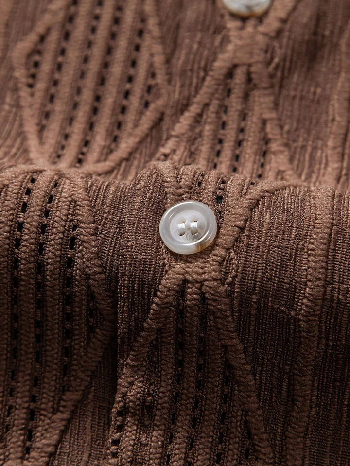 Men's Breathable Cotton Shirt: All-Season Comfort