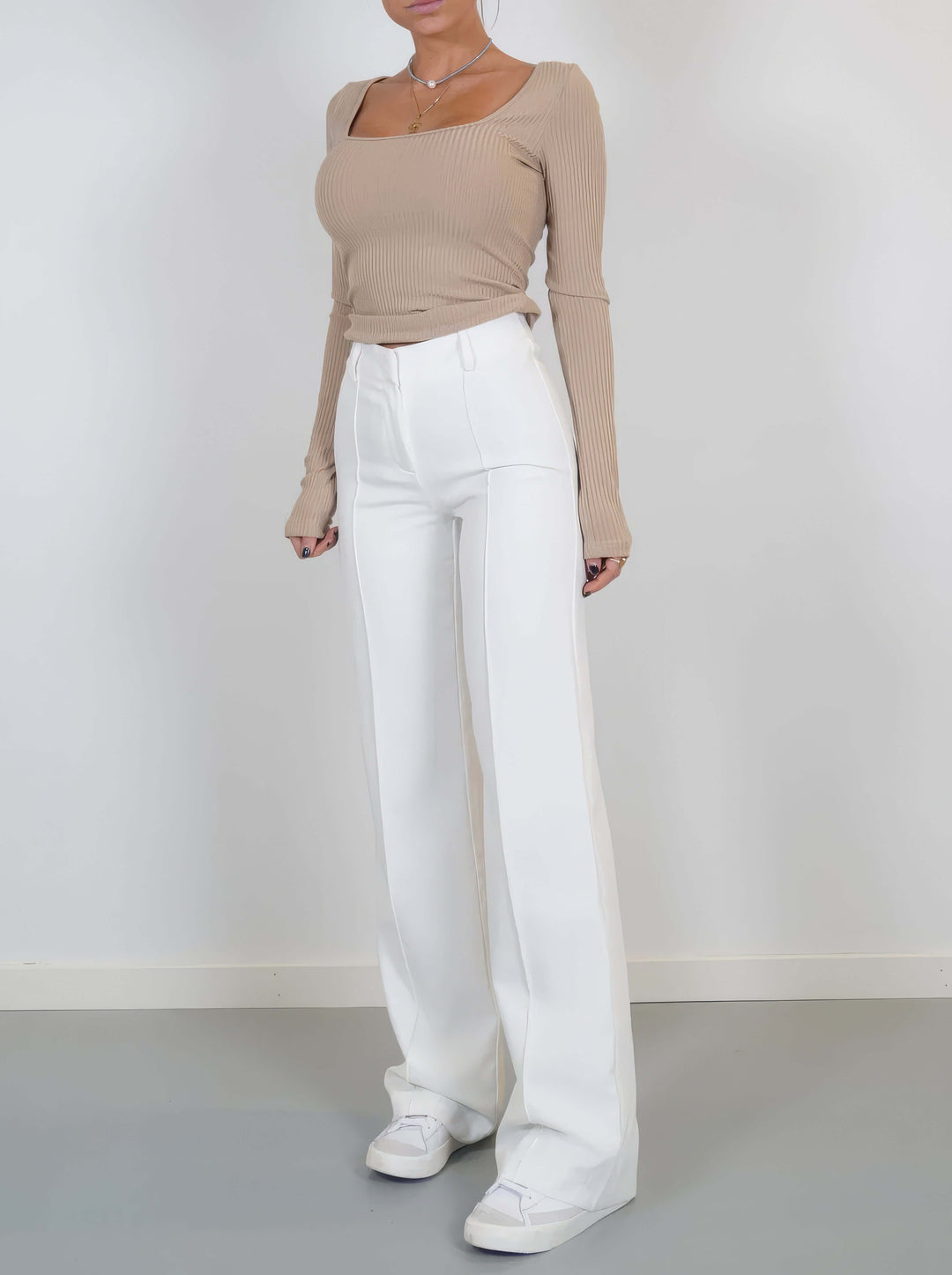 Women's Wide Leg Summer Trousers - Relaxed Fit