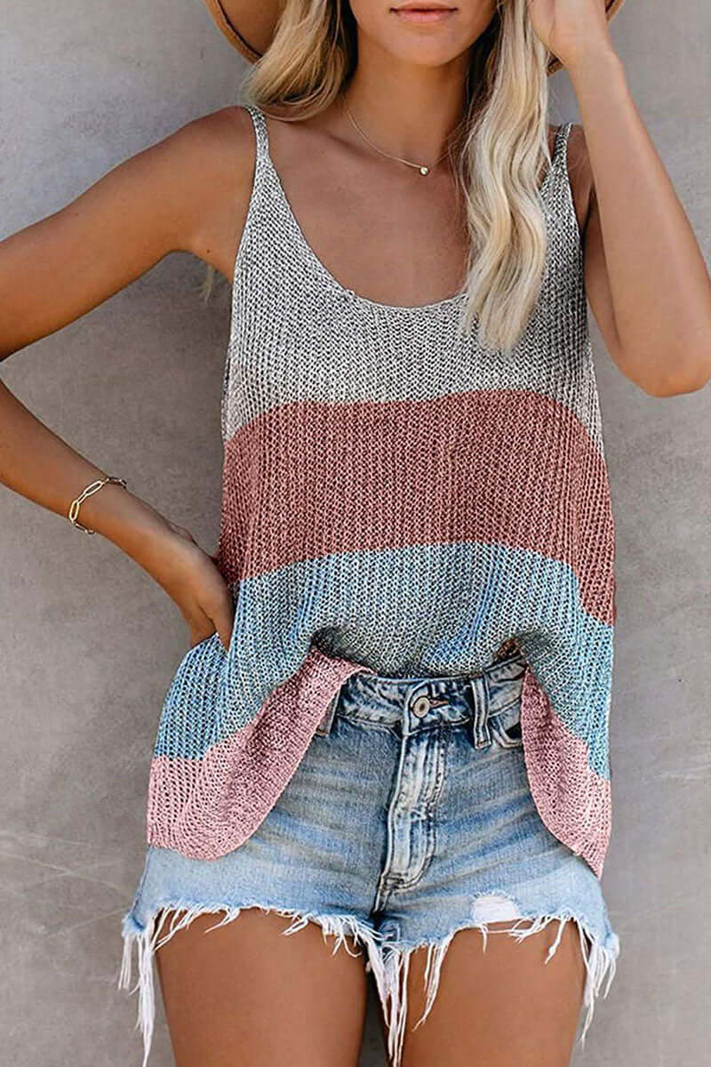 Women's Summer Knitted Sleeveless Top