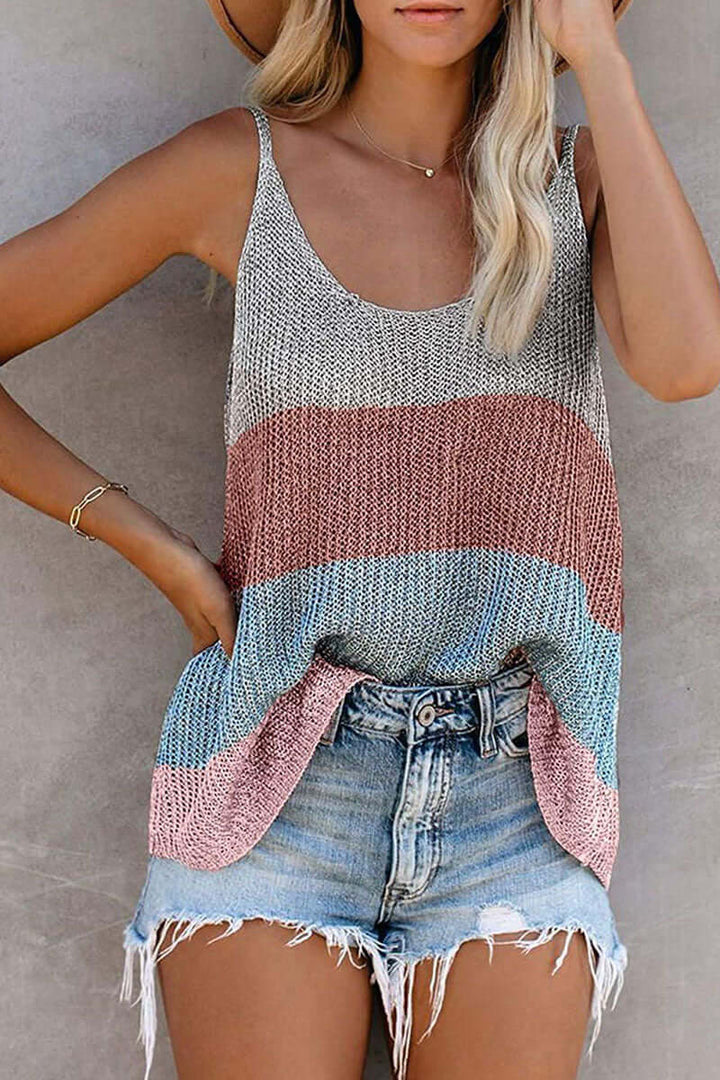 Women's Summer Knitted Sleeveless Top