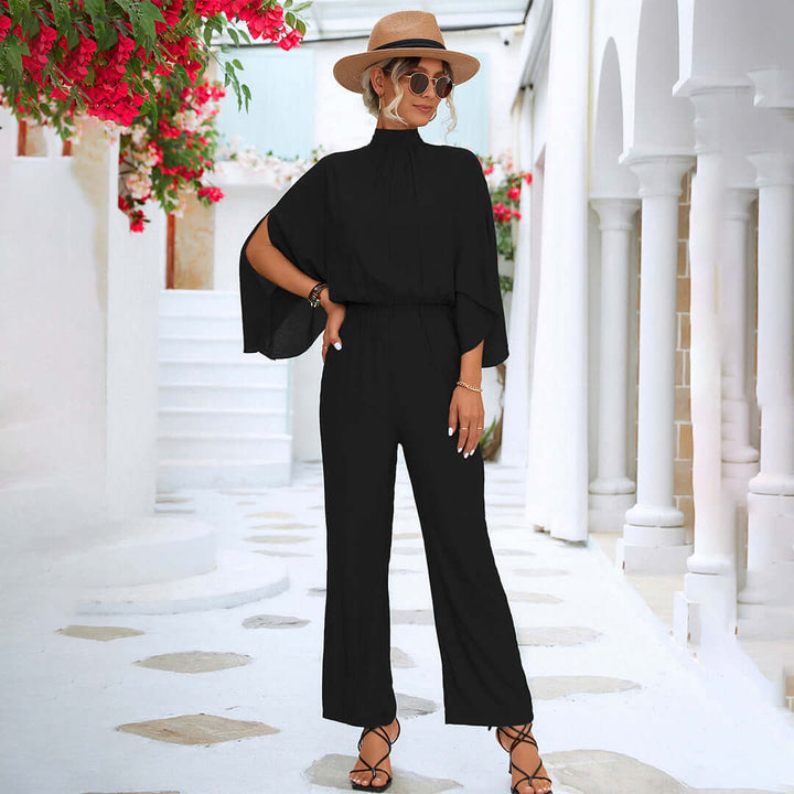 Women's Elegant Batwing Sleeve Jumpsuit