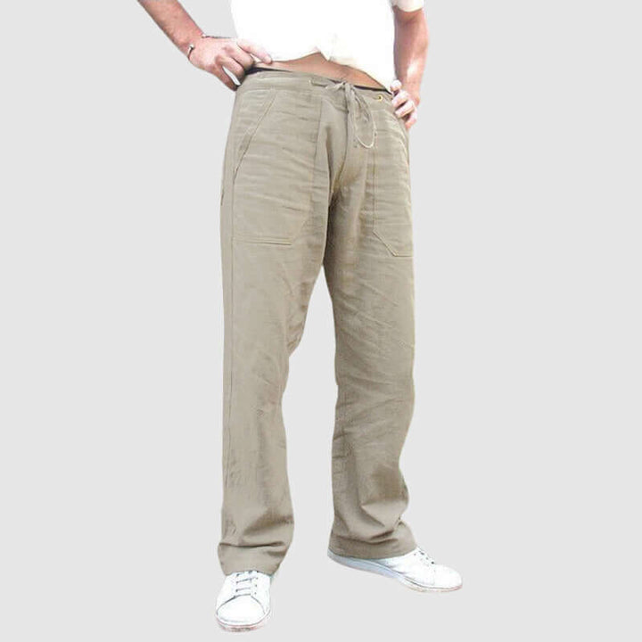 Men's Relaxed-Fit Drawstring Casual Trousers