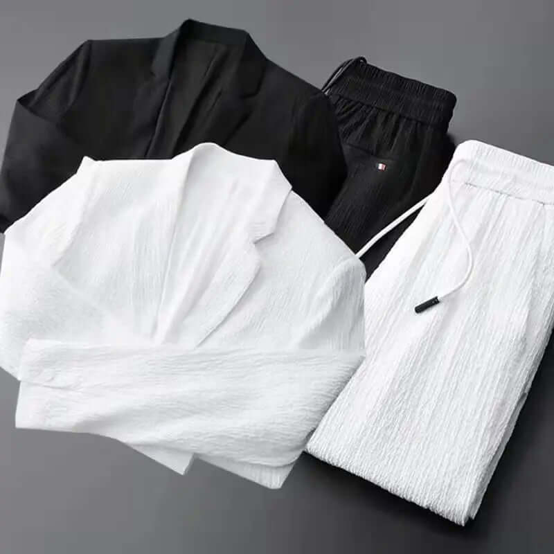 Men's Tailored Blazer Pant Set - Formal Wear