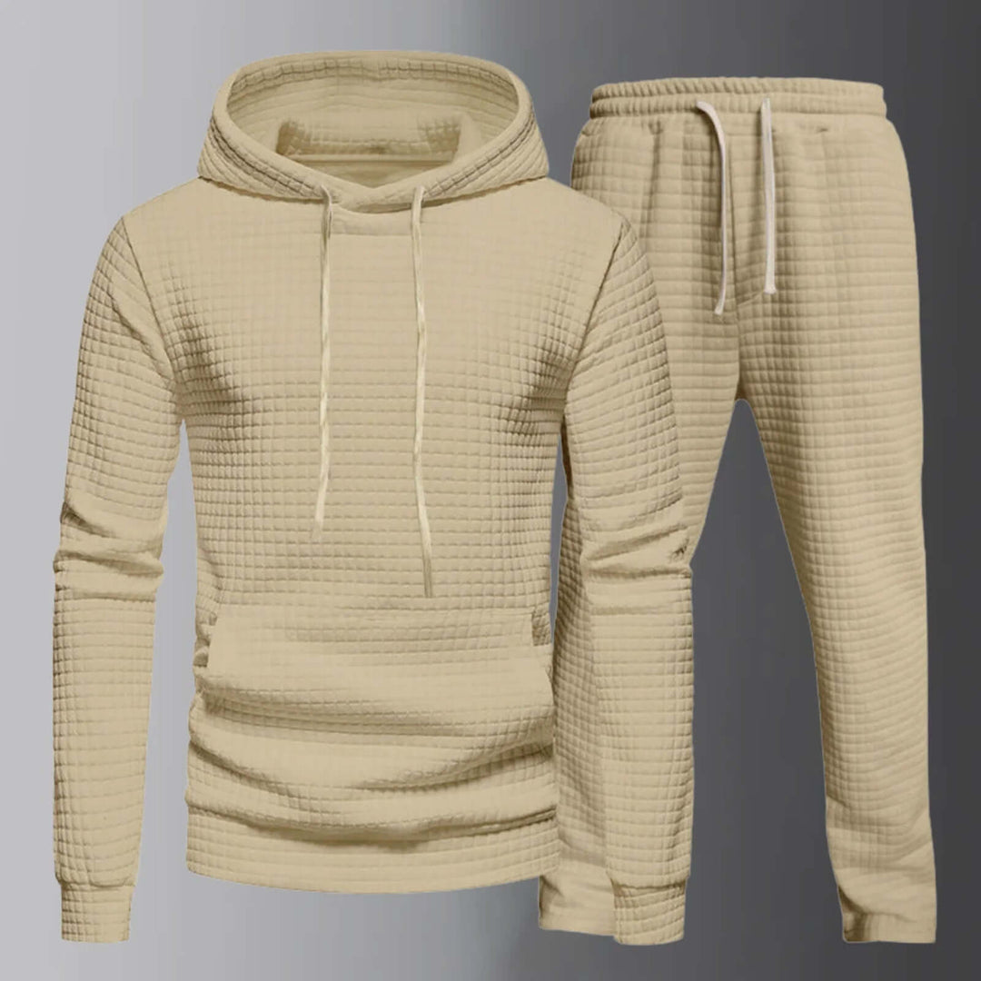 Men's Hoodie & Jogger Set: Relaxed Fit, Drawstring Hoodie