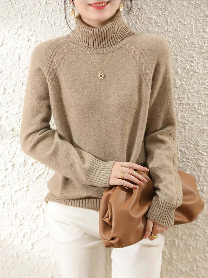 Women's Relaxed Fit Roll Neck Jumper