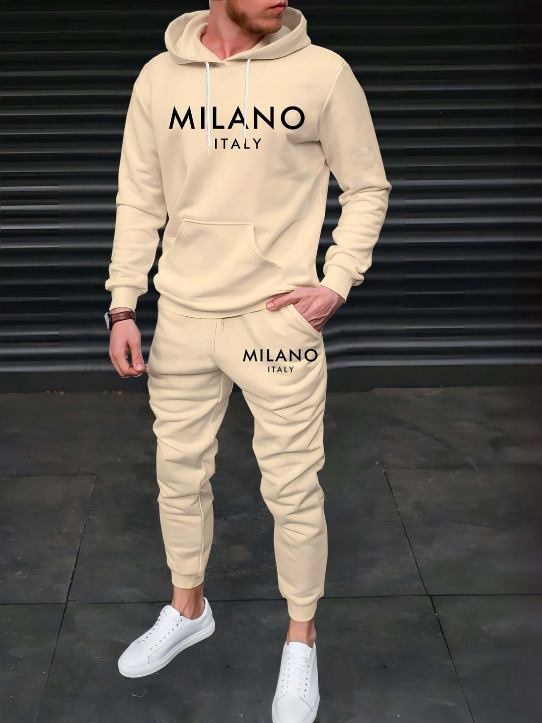 Men's Milano Style Hoodie and Jogger Set