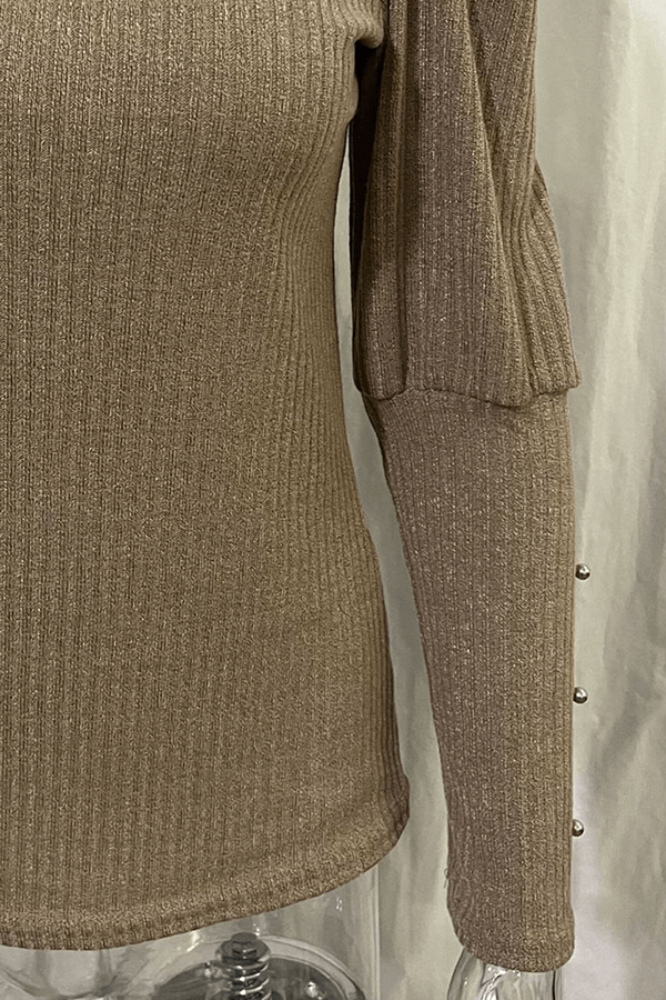 Women's Long Sleeve Turtleneck Top: Cozy & Stylish