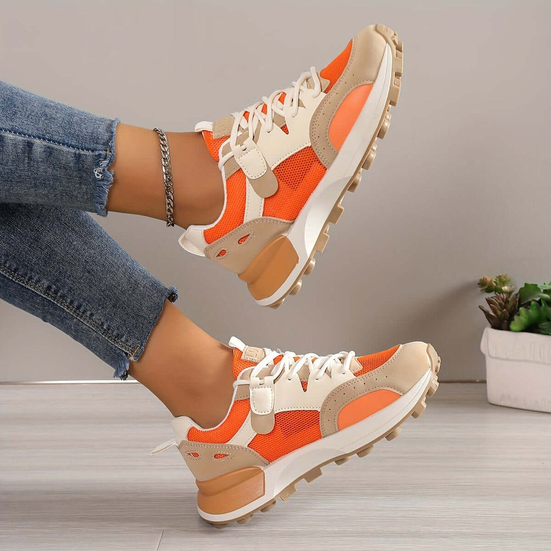 Women's Breathable Mesh Chunky Trainers