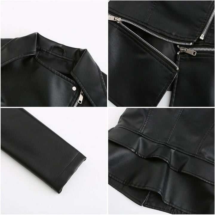 Women's Rugged Biker Jacket: Stylish & Durable Outerwear