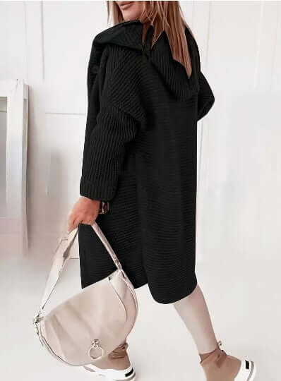 Women's Relaxed Hooded Long Sleeve Cardigan