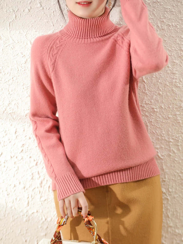 Women's Relaxed Fit Roll Neck Jumper
