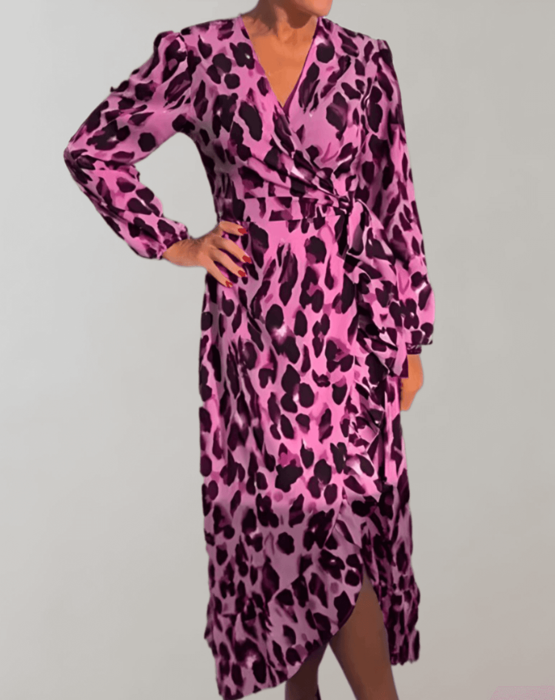 Summer Leopard Print Casual Dress