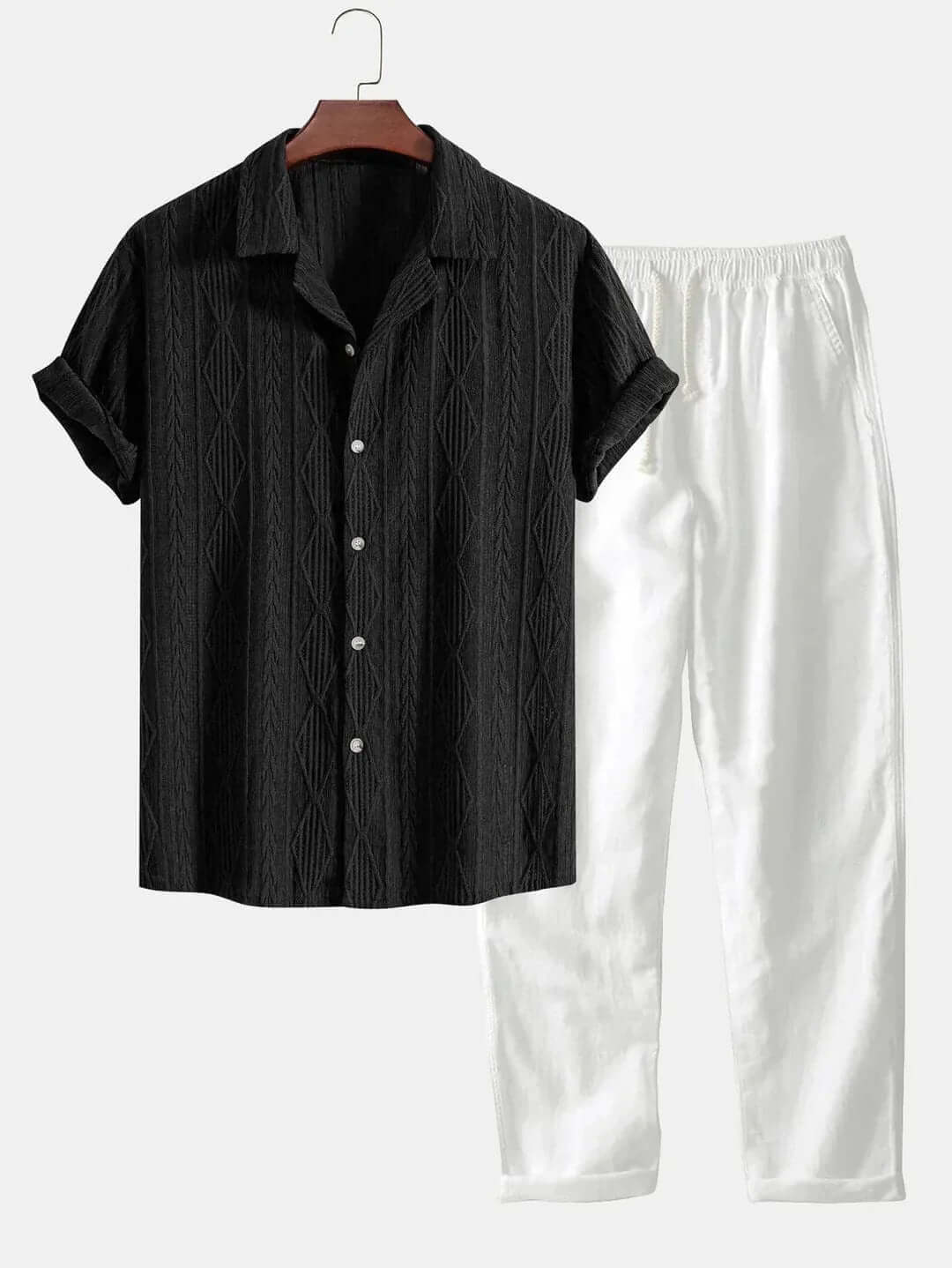 Men's Breathable Cotton Shirt: All-Season Comfort
