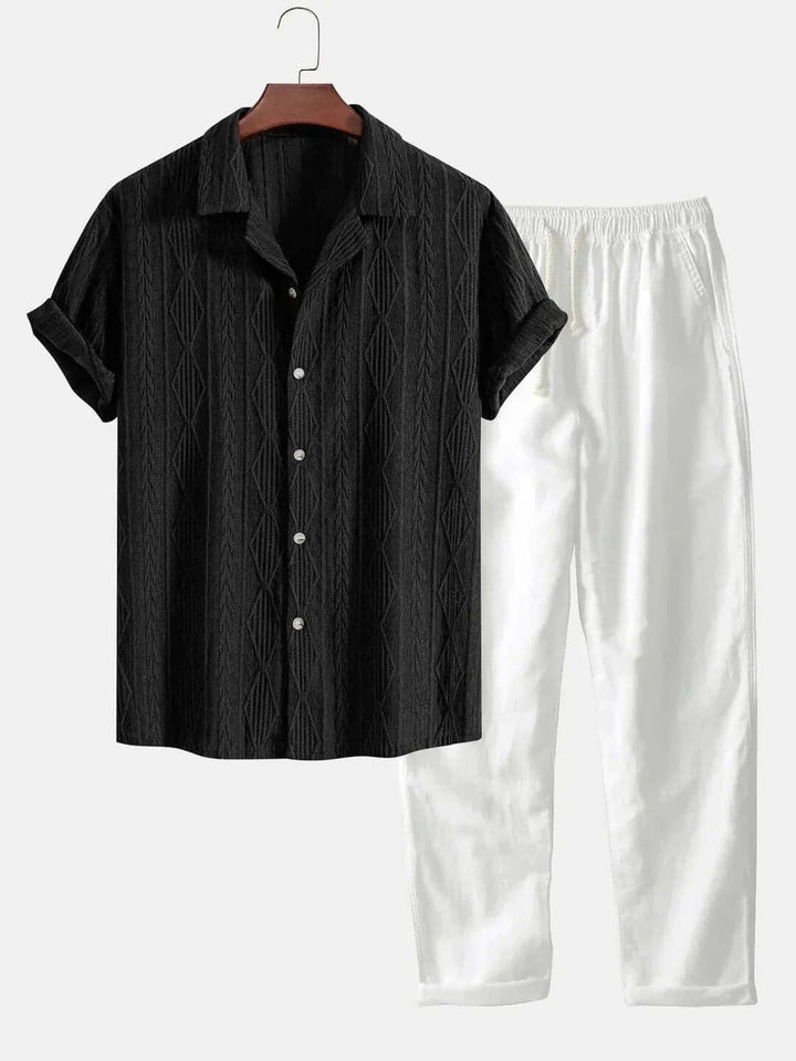 Men's Breathable Cotton Shirt: All-Season Comfort