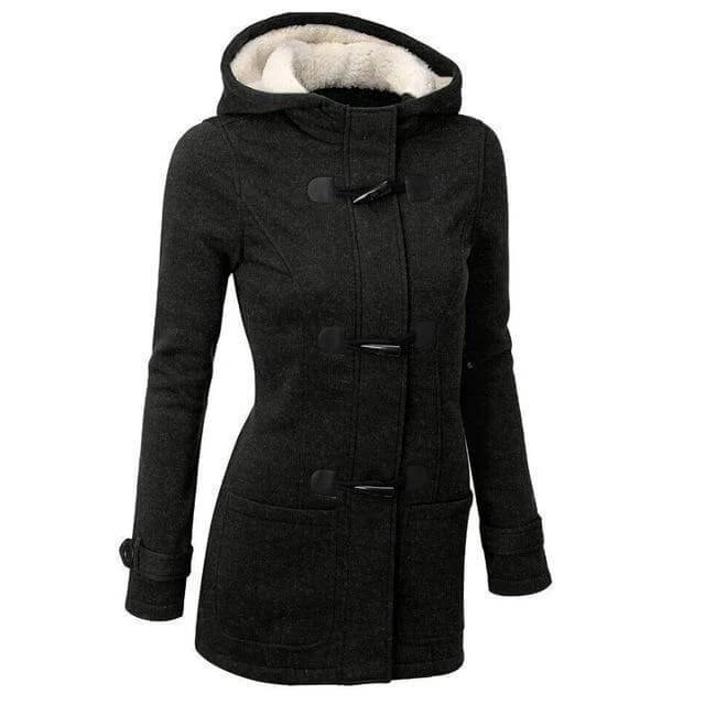 Women's Cozy Hooded Fleece Jacket: Warm, Stylish & Comfortable