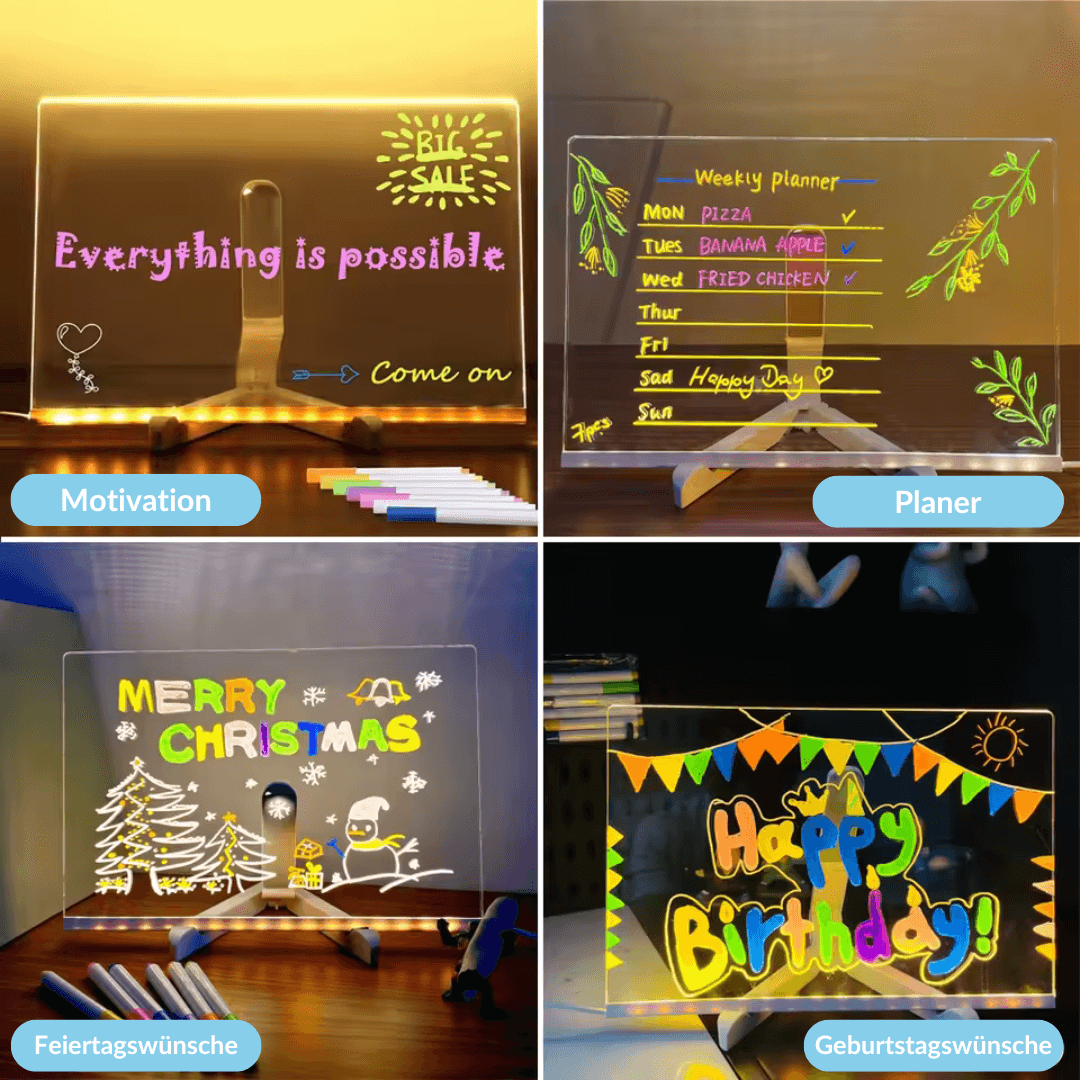 ✨ Kiddli - LED drawing board for creative light painting