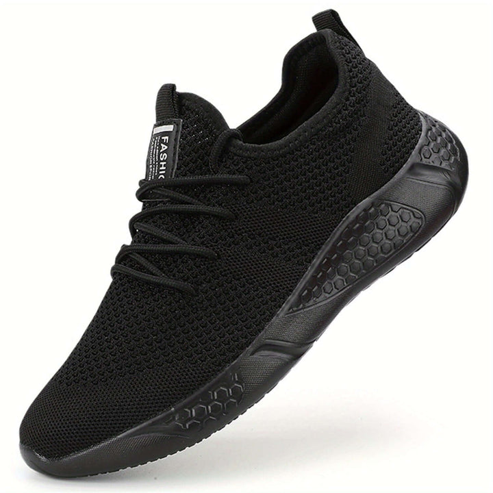 Men's Breathable Knit Sneakers: Lightweight Casual Shoes