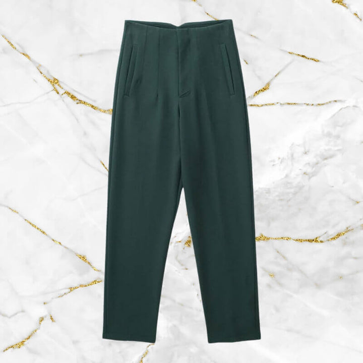 Women's High Waist Pencil Trousers: Vintage Style