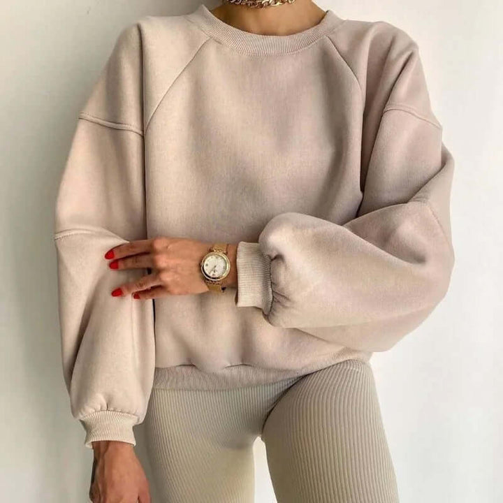 Women's Relaxed Fit Long Sleeve Sweater