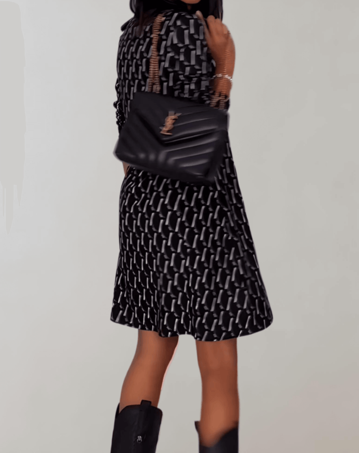 Women's Summer Floral Print A-Line Dress