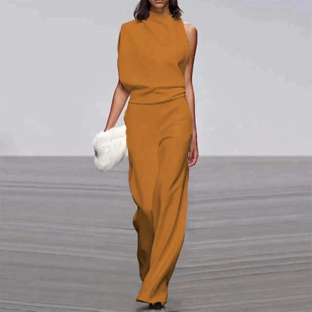 Women's Summer Glam Jumpsuit: Effortless Chic Style