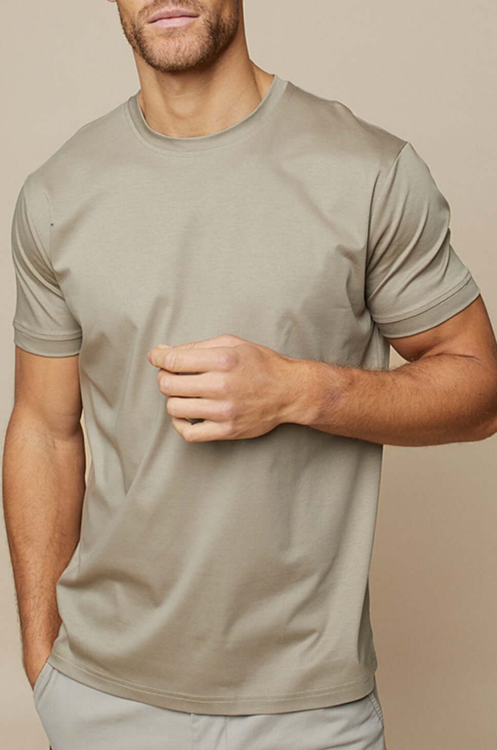 Men's Relaxed Fit Cotton Crew Neck T-Shirt
