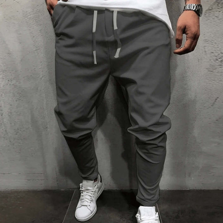 Men's Tapered Joggers: Elastic Waist & Cuffs
