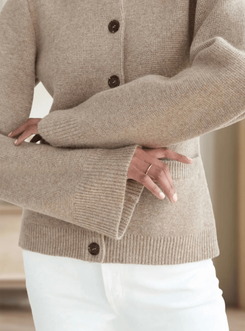 Women's Long Flare Sleeve Knit Sweater