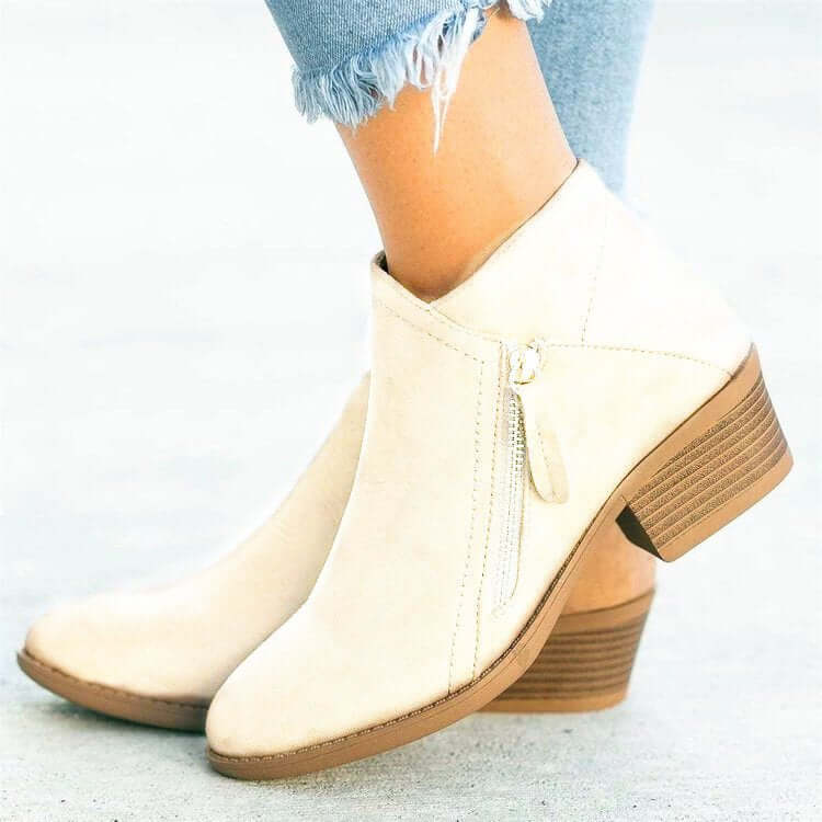 Women's Leather Ankle Boots: Stylish & Comfortable Footwear