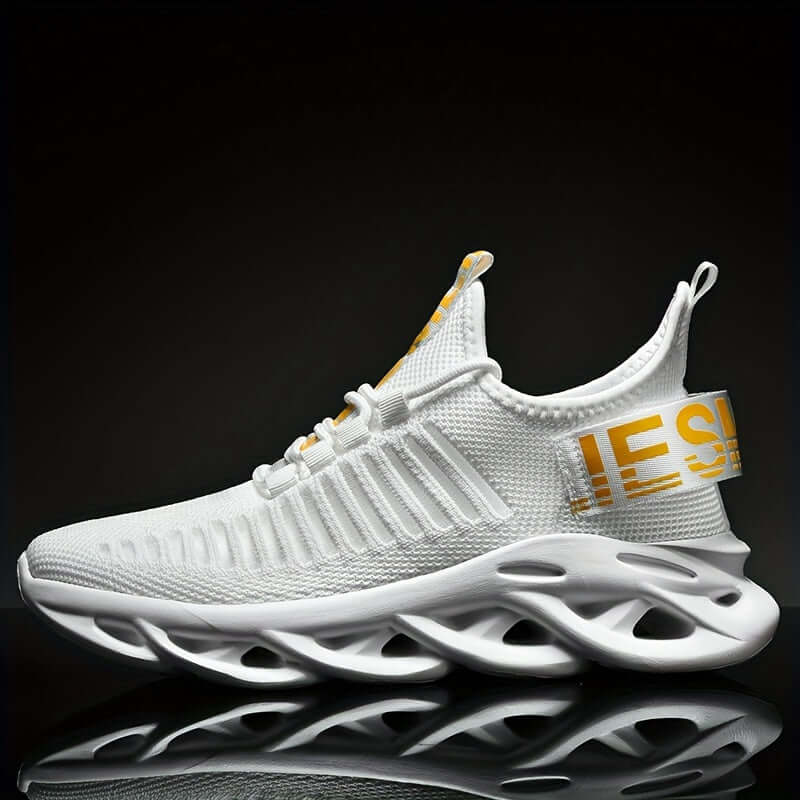 Men's Breathable Running Shoes with Cushioned Sole