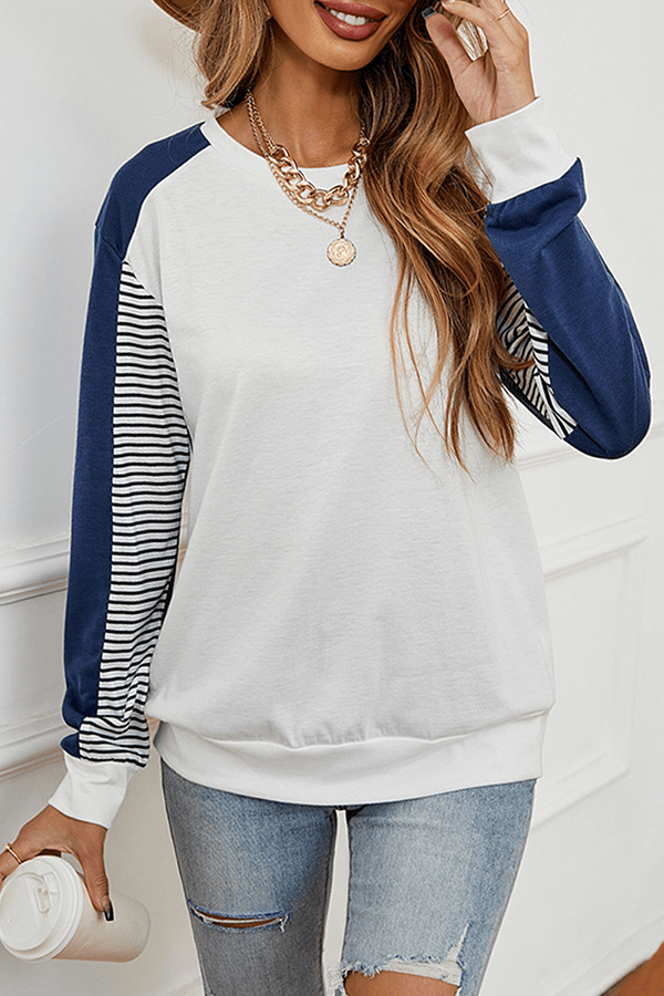 Women's Relaxed Fit Striped Summer Top