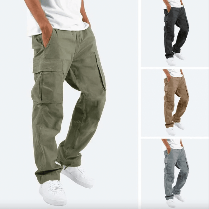 Men's Elastic Waist Cargo Pants: Versatile & Comfortable