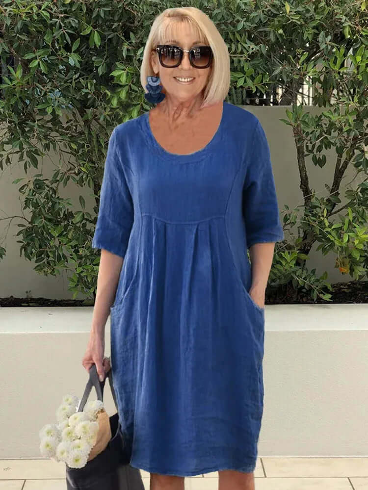 Women's Long Sleeve Summer Dress: Modern & Comfortable