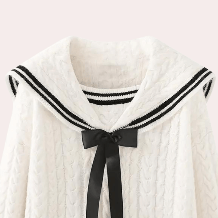 Women's Relaxed Fit Knitted Sweater - Soft & Comfortable