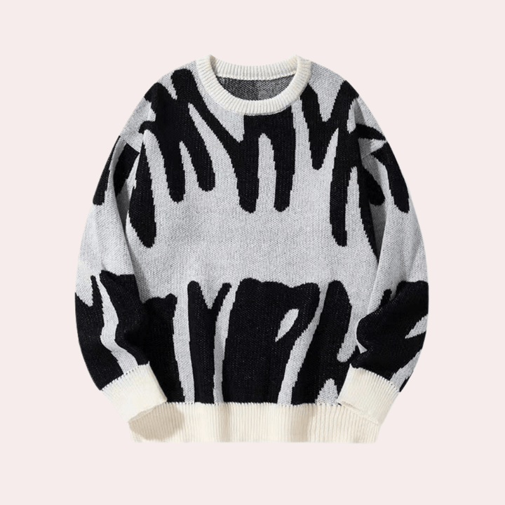 Men's Stylish Knit Sweater: Modern Knit, Comfortable Fit