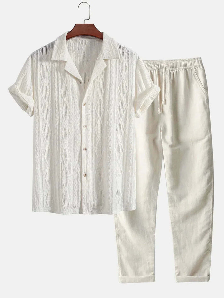Men's Breathable Cotton Shirt: All-Season Comfort