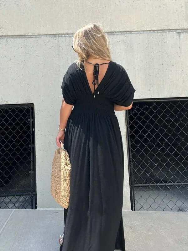 Women's Sleeveless Summer Dress: Casual Round Neck