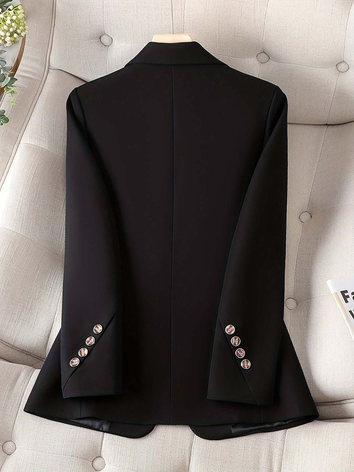 Women's Tailored Single-Breasted Blazer: Versatile & Stylish