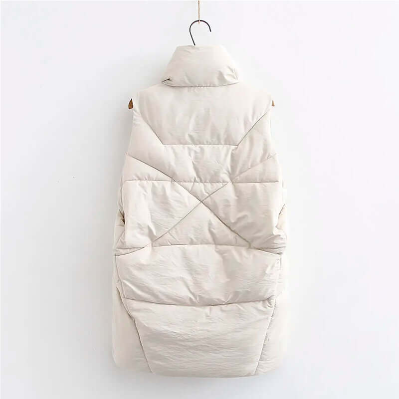 Women's Snowflake-Lined Vest: Warm & Stylish