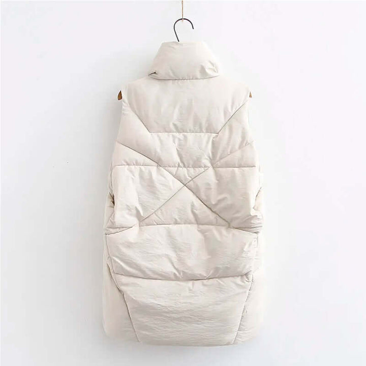 Women's Snowflake-Lined Vest: Warm & Stylish