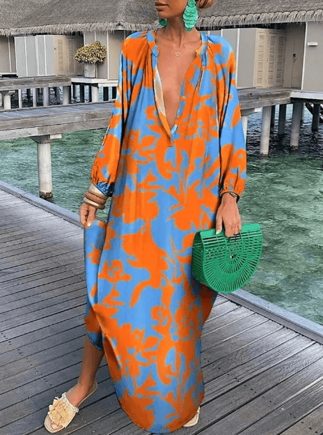 Women's Printed Summer Dress: Elegant & Breathable Sleeveless Dress
