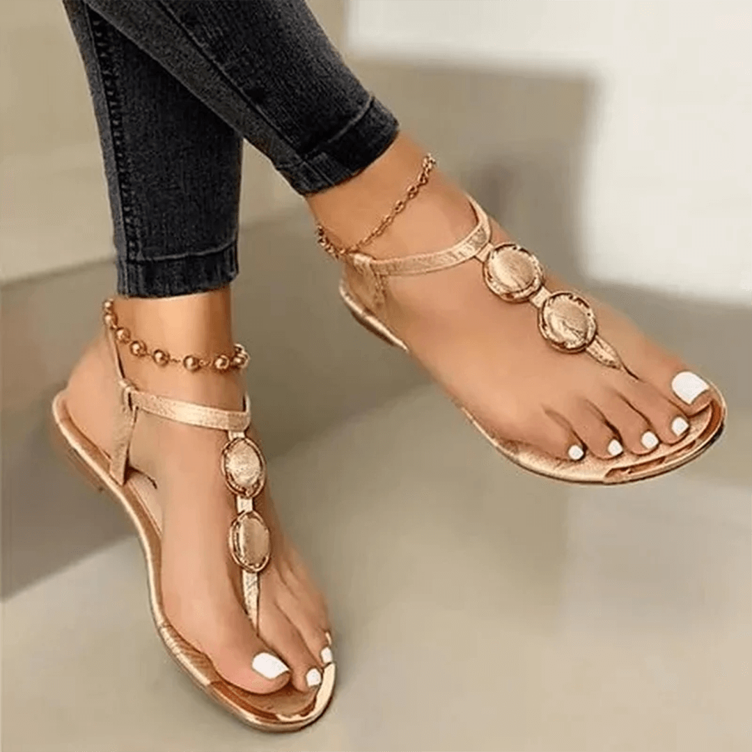 Women's Summer Sandals: Flat, Thong, Ankle Strap, Embellished